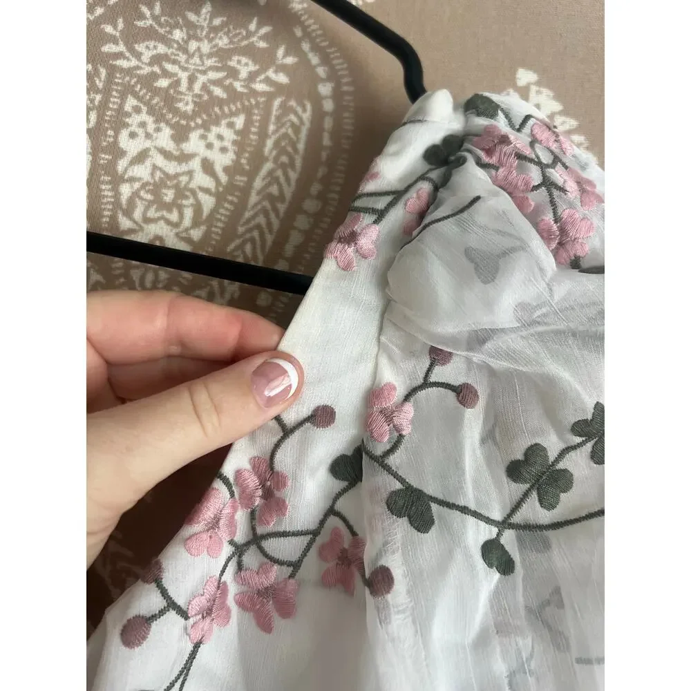 Stone Cold Fox BARDOT Mini DRESS in White Floral - Picture 6 of 10